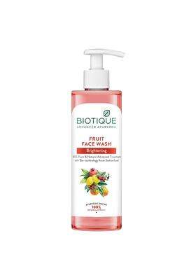 Biotique Fruit Brightening Face Wash 250 ml | Authentic Traditional Formula | Ayurvedic and Organically Pure | Advanced Swiss Technology