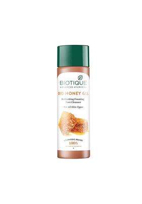 Biotique Honey Gel Soothe & Nourish Foaming Face Cleanser 120 ml | Gentle Cleansing Formula Enriched with Natural Honey & Botanical Extracts