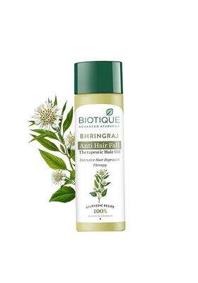 Biotique Bio Bhringraj Therapeutic Hair Oil for Falling Hair 200 ml | Intensive Regrowth Treatment | Nourishing Follicles | Strong and Shiny | 200m