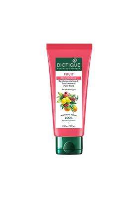 Biotique Fruit Brightening Depigmentation and Tan Removal Face Pack 100 g | Authentic Traditional Formula | Ayurvedic and Organically Pure