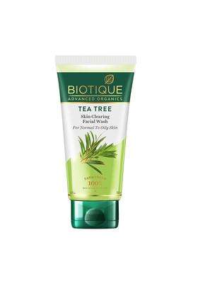 Biotique Tea Tree Skin Clearing Face Wash 150 ml | Acne & Pimple Treatment Face Wash | Helps Control Oil, Reduce Blemishes & Prevent Breakouts