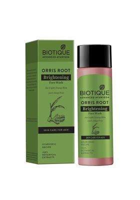Biotique Bio Orris Root Lightening Face Cleanser 120 ml | Wash for Men, 100% Soap Free, 120 ml