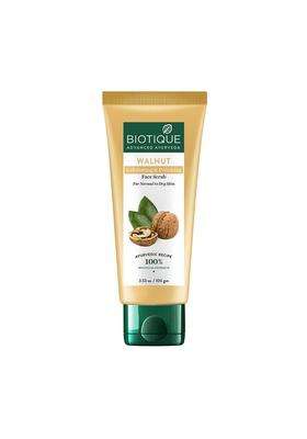 Biotique Walnut Exfoliating & Polishing Face Scrub For Normal to Dry Skin, 100 g