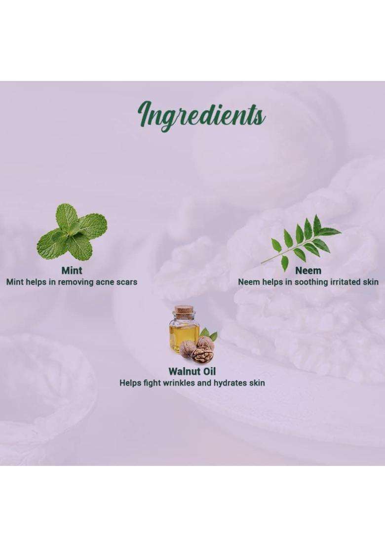 Biotique Walnut Exfoliating & Polishing Face Scrub For Normal to Dry Skin, 50g - Indya