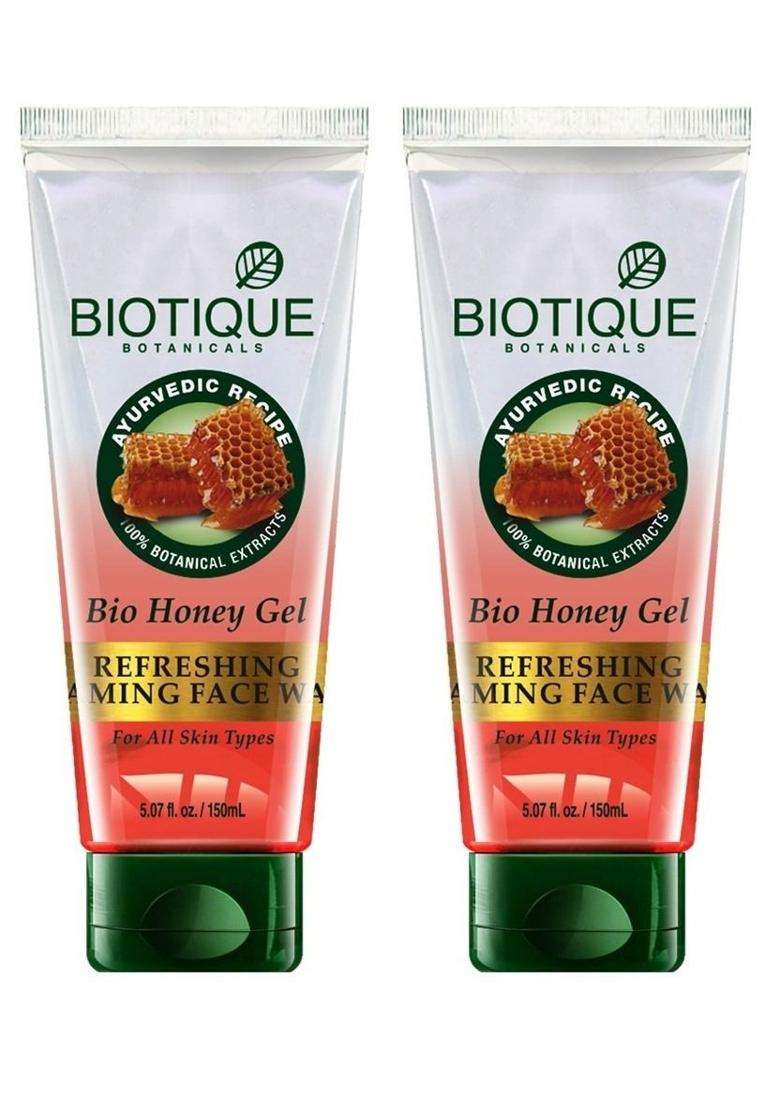 Biotique Bio Honey Gel Refreshing Foaming Face Wash 300 ml - Indya