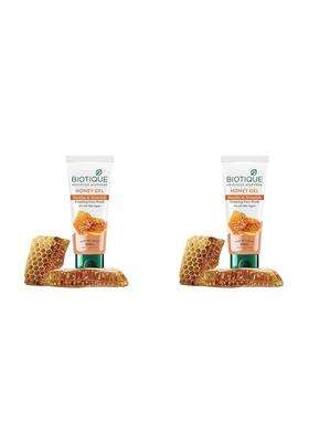 Biotique Honey Gel Soothe & Nourish Foaming Face wash 100 ml (Pack of 2) | Soap Free Formula | Reduce Dryness | 100% Botanical Extracts