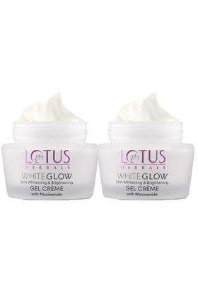 Lotus Herbals WhiteGlow Skin Whitening And Brightening Gel Cream 40g (Pack of 2) | Natural Herbal Care | With Niacinamide | All Skin Types