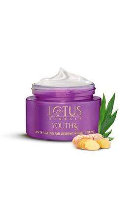 Lotus Herbals YouthRx Anti Ageing Nourishing Night Cream 50g | Natural Herbal Care | Anti Wrinkle & Fine Lines Repair | With Ginseng & Ginger Extract