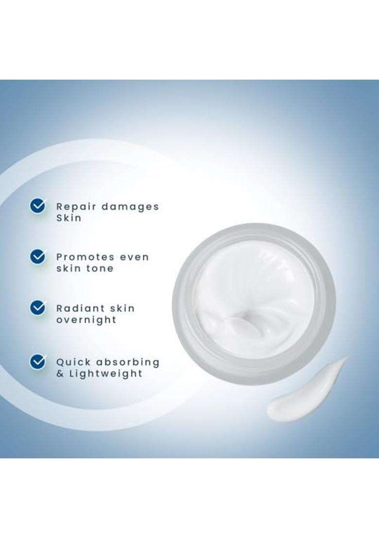 Lotus Herbals WhiteGlow Skin Brightening & Nourishing Night Cream 60g | Natural Herbal Care - Indya