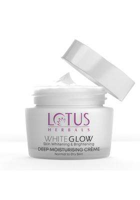 Lotus Herbals White Glow Deep Moisturising Face Cream SPF 20 PA +++ 40 g | Natural Herbal Care | Suitable For All Skin Types | For Glowing Skin
