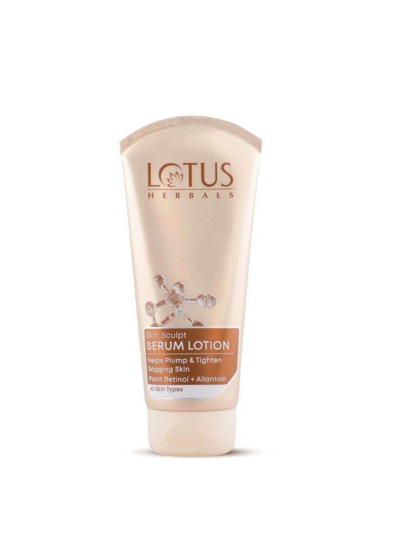Lotus Herbals Skin Sculpt Serum Body Lotion 200 ml | Natural Herbal Care | Anti-Ageing Body Lotion With Plant Retinol & Allantoin | For Men & Women - Indya