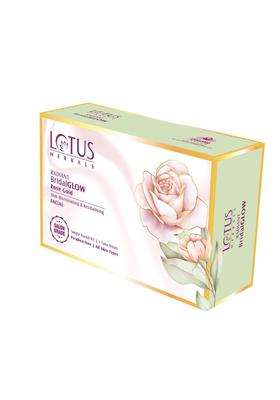 Lotus Herbals Radiant BridalGLOW Rose Gold Skin Illuminating Facial Kit 57g | Natural Herbal Care | 5 Easy Steps | Paraben Free | Salon Grade