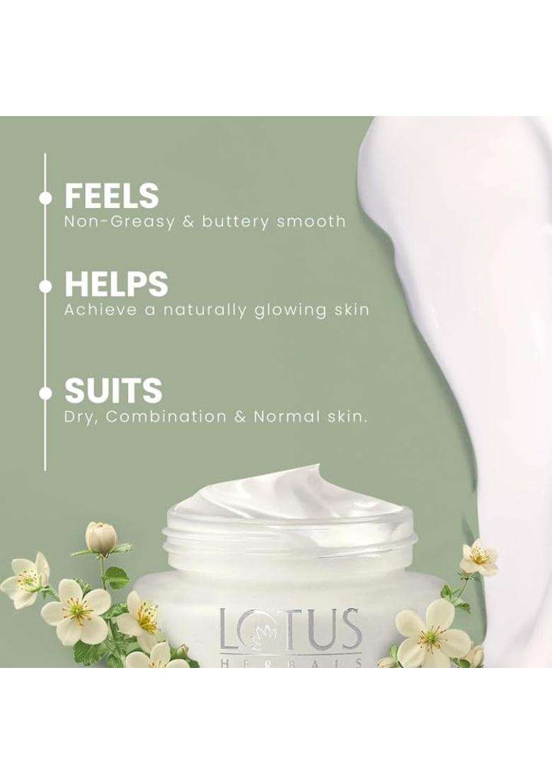 Lotus Herbals Whiteglow Cream, 60g, Serum, 30 ml (Pack of 2) | Natural Herbal Care - Indya
