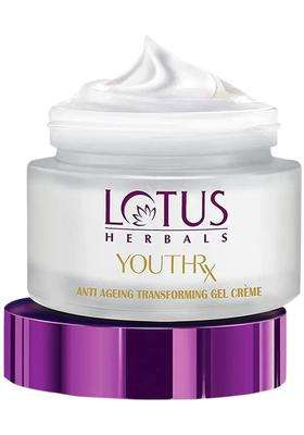 Lotus Herbals Youthrx 20 SPF Anti Ageing Transforming Gel Cream, 50g | Natural Herbal Care