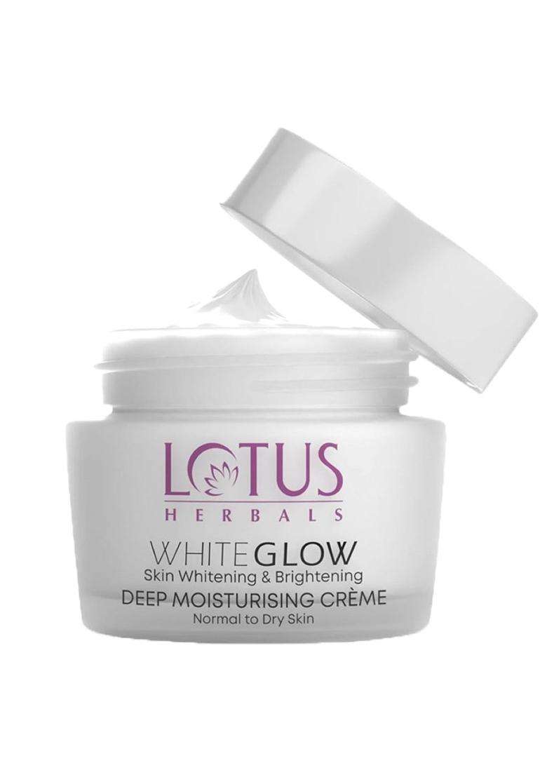 Lotus Herbals White Glow Deep Moisturising Face Cream 40g (Pack of 2) | Natural Herbal Care - Indya