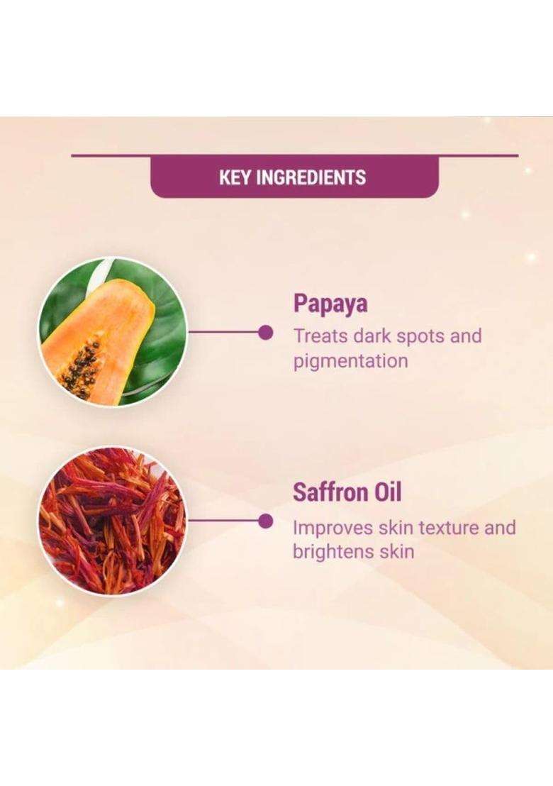 Lotus Herbals PapayaGlow Single Facial Kit, 67g (Pack of 2) | Natural Herbal Care - Indya