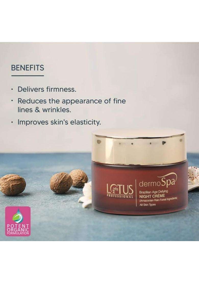 Lotus Herbals Professional Dermospa Brazilian Day Cream_50 g + Night Cream_50 g (Pack of 2) | Natural Herbal Care - Indya