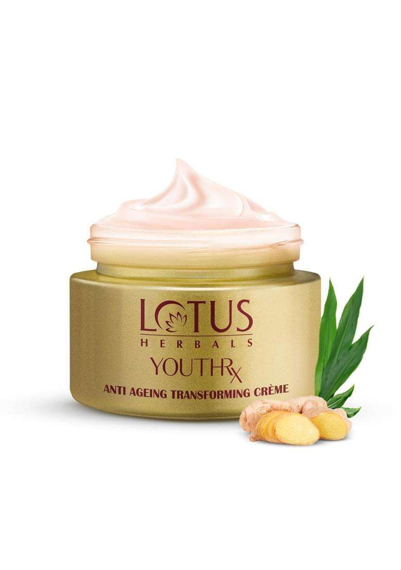 Lotus Herbals YouthRx Anti Ageing Transforming Face Cream 50g (Pack of 2) | Natural Herbal Care - Indya