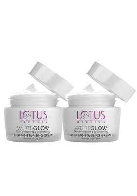Lotus Herbals WhiteGlow Deep Moisturising Face Cream 60g (Pack of 2) | Natural Herbal Care