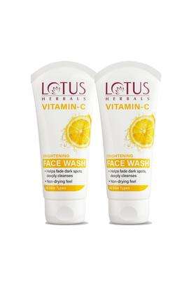 Lotus Herbals Vitamin C Brightening Face Wash 50 ml (Pack of 2) | Natural Herbal Care