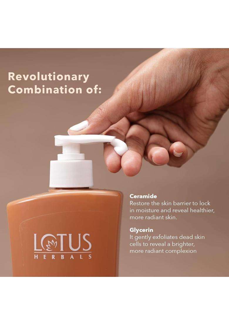 Lotus Herbals Glow Rush Moisturising Body Lotion Buy1 Get1 Free 400 ml X 2 | Natural Herbal Care | Brightens Skin & Deeply Nourishing - Indya