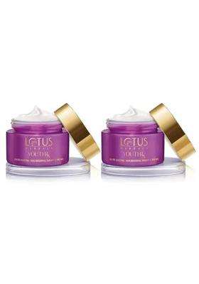 Lotus Herbals YouthRx Anti Ageing Nourishing Night Cream 50g (Pack of 2) | Natural Herbal Care | Anti Wrinkle & Fine Lines Repair | For All Skin Types
