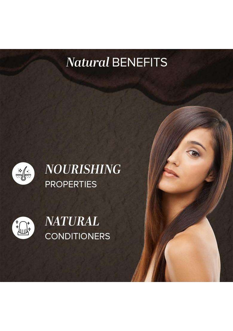 Khadi Natural Dark Brown Hair Colour 1 Count | Natural Herbal Care | Herbal | Natural Powder For Dark Brown | Free From Harsh Chemicals - Indya