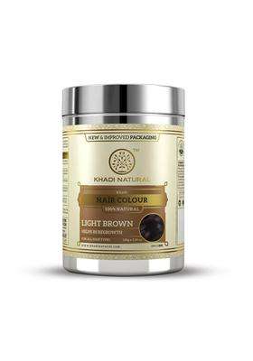 Khadi Natural Herbal Hair Colour Light Brown 150 g | Natural Herbal Care | Herbal | Covers grey | Suitable for all hair types