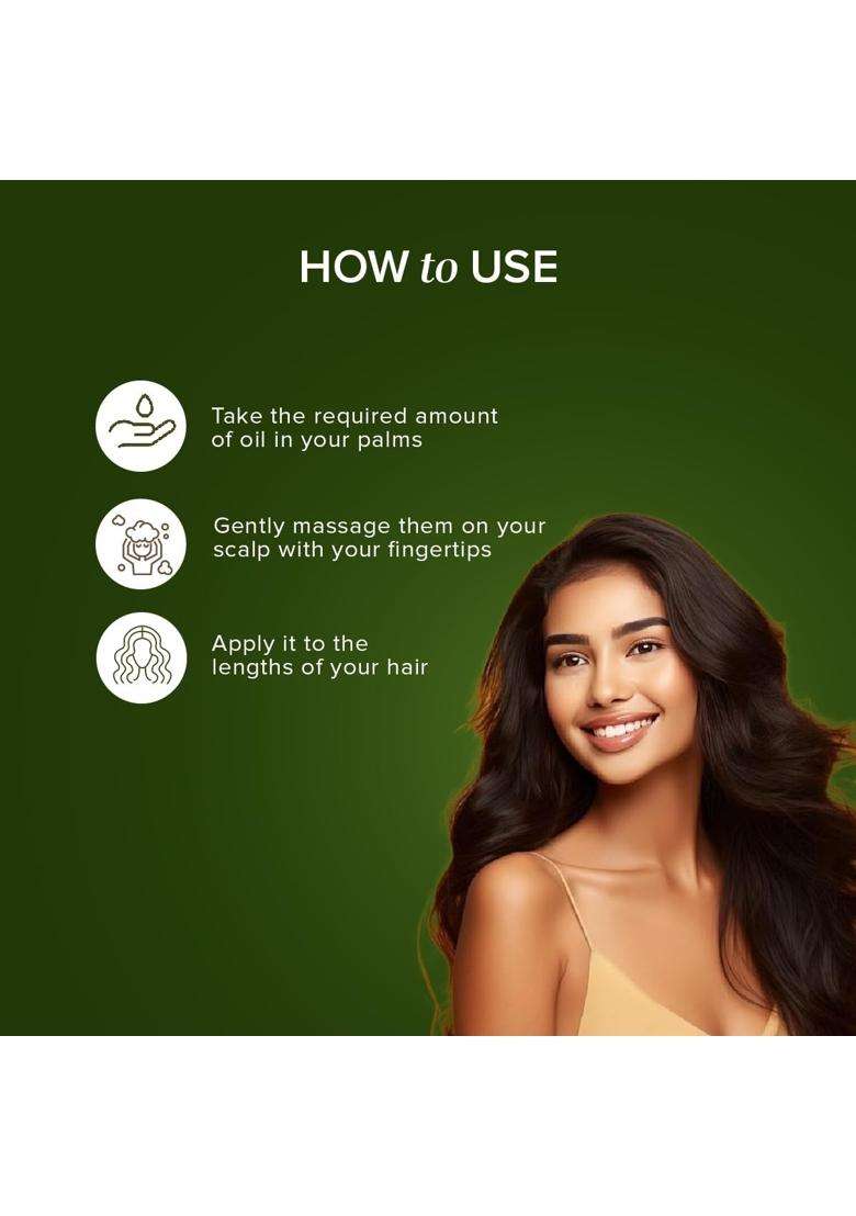 Khadi Natural Rosemary Henna Hair Oil 210 ml | Natural Herbal Care | Herbal Hair Oil for Scalp Care & Hair Nourishment | Gentle Herbal Hair Care - Indya
