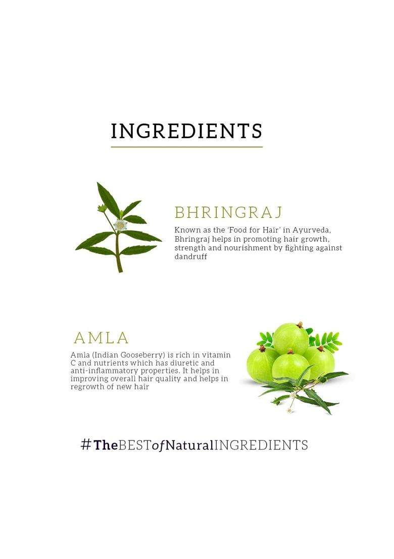 Khadi Natural Amla & Bhringraj Hair Oil 200 ml | Natural Herbal Care | Herbal Oil for Boosting Hair Growth | Non-sticky Hair Oil | Powered Botanics - Indya