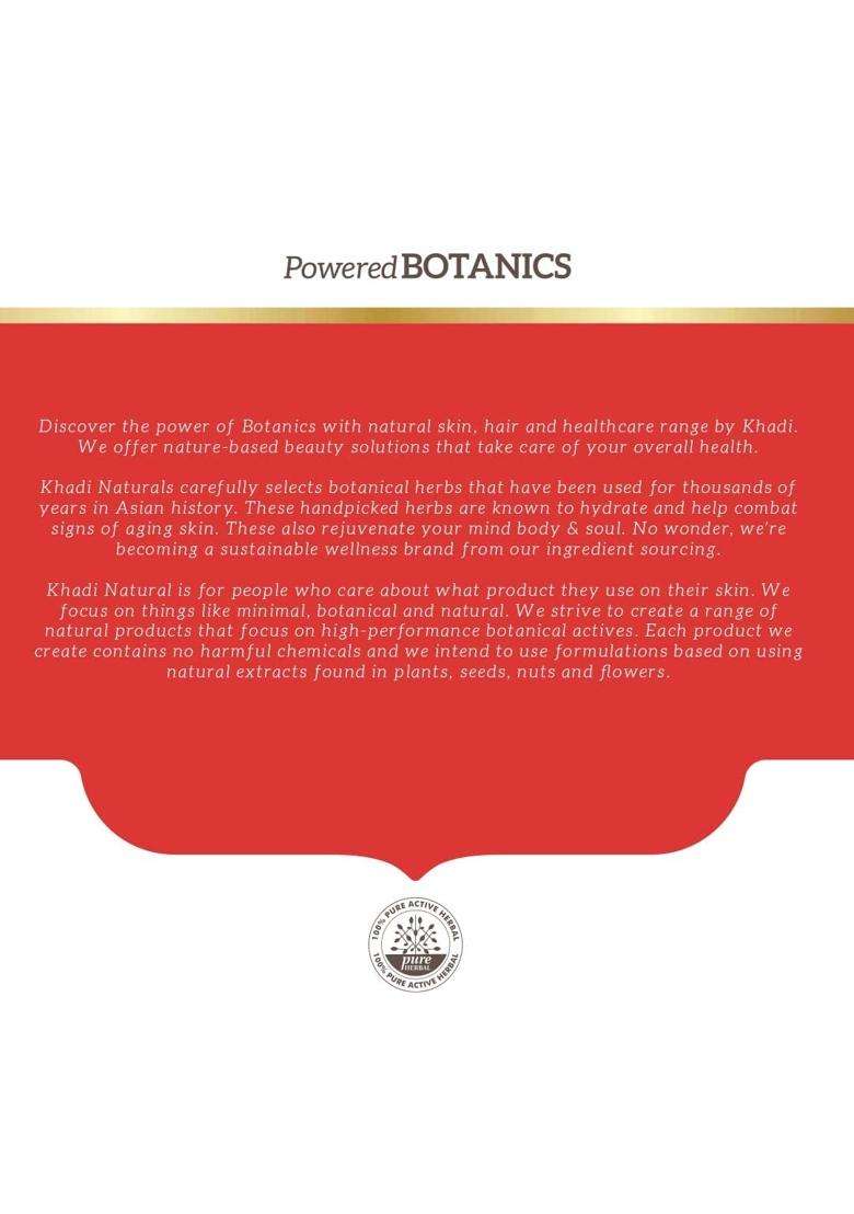 Khadi Natural Powered Botanics Hibiscus and Aloe Vera Hair Conditioner 310 ml, Frizz Free Hair, Improves Hair Texture, Controls Hair Fall - Indya