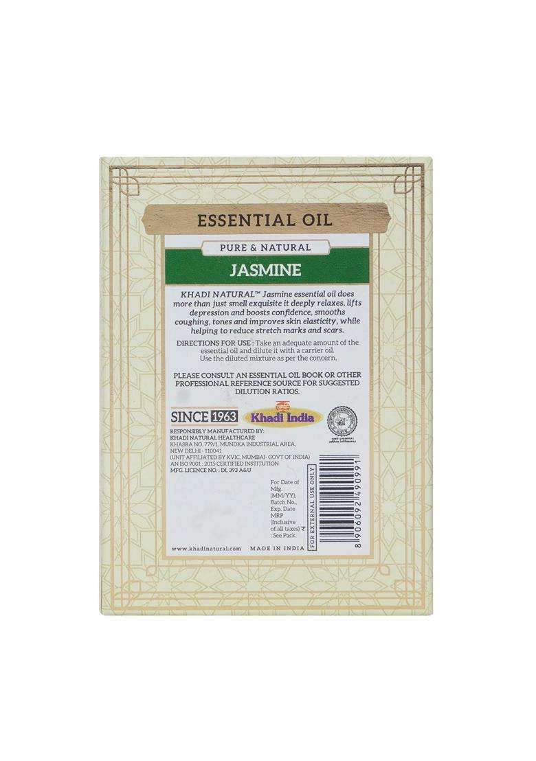 Khadi Natural Jasmine Essential Oil, 15 ml - Indya