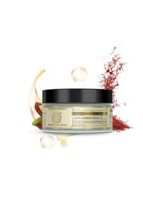 Khadi Natural Anti Ageing Cream, 50g | Prevent premature signs of aging | Reduce wrinkles and spots | Rehydrates skin | Suitable for All Skin Types