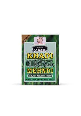Khadi Natural Ayurvedic Black Mehndi (75 * 4, 300g) (Pack of 4) | Authentic Traditional Formula | Rich Color & Shine with Ayurvedic Goodness