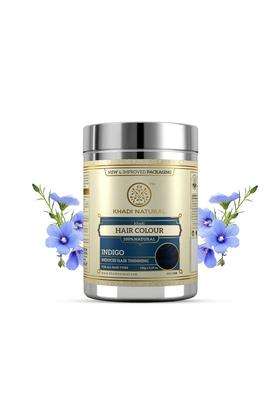 Khadi Natural Herbal Indigo Hair Color Powder for Grey Coverage 150 g | Natural Herbal Care | Natural Dye for Men & Women | Deep Indigo Shade