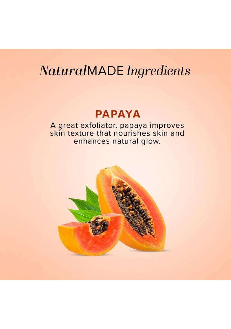 Khadi Natural Papaya Face Wash for Glowing & Healthy Skin (100 * 2) (200 g) (Pack of 2) | Natural Herbal Care | Herbal | SLS & Paraben Free - Indya