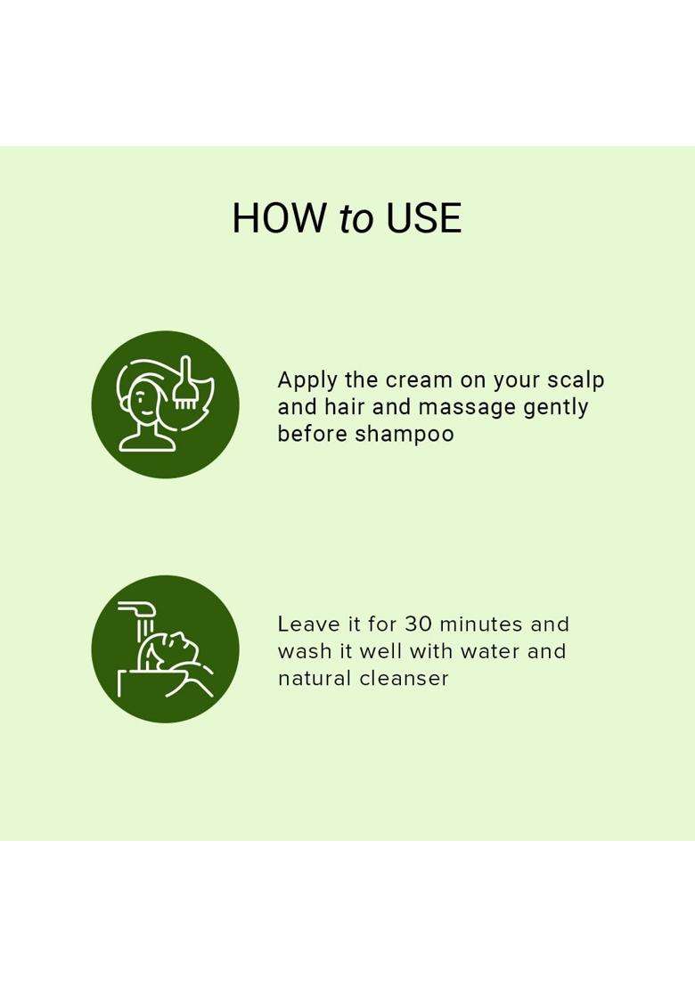 Khadi Natural Protein Hair Cream for Soft & Shiny Hair (100 * 2, 200 g) (Pack of 2) | Natural Cream for Dry Hair | Paraben & Silicone-Free - Indya
