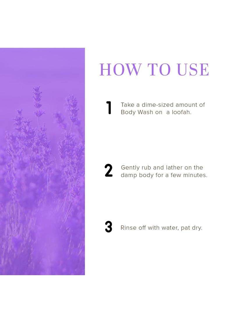Khadi Natural Lavender & Ylang Ylang Herbal Body Wash 210 ml | Natural Herbal Care | Gently cleanses and nourishes | Shower Gel that relax senses - Indya