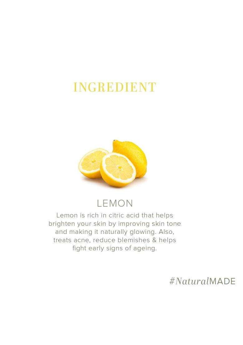 Khadi Natural Lemon Soap (125 g*3) (375 g) (Pack of 3) | Moisturizes & Revitalizes skin | Gently exfoliating | Suitable for all skin types - Indya