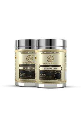 Khadi Natural Herbal Black Henna 300g | Natural Herbal Care | Rich & Natural Black Color with Herbal Care | Ammonia-Free Formula