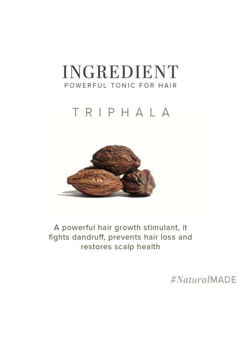 Khadi Natural Triphala Herbal Hair Oil 210 ml | Natural Herbal Care | Stimulates hair follicles and roots | Anti dandruff hair oil - Indya