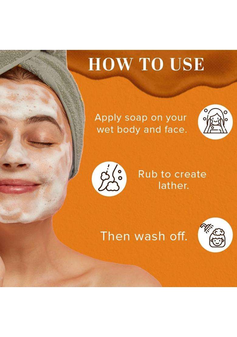 Khadi Natural Apricot Scrub Soap 250 g | Natural Herbal Care | Herbal Bath with Natural Exfoliation | Helps Cleanse Skin & Remove Dead Cells - Indya