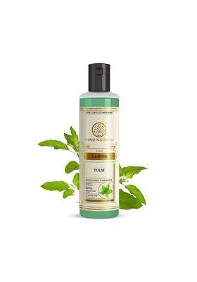 Khadi Natural Tulsi Herbal Hair Oil 210 ml | Natural Herbal Care | Aurvedic | Non-Sticky For Dry Scalp | Paraben & Mineral Free