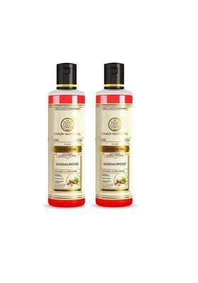 Khadi Natural Sandalwood Massage Oil 210 ml Each (Pack of 2) | Natural Herbal Care | Herbal Body Massage Oil for Relaxing Care