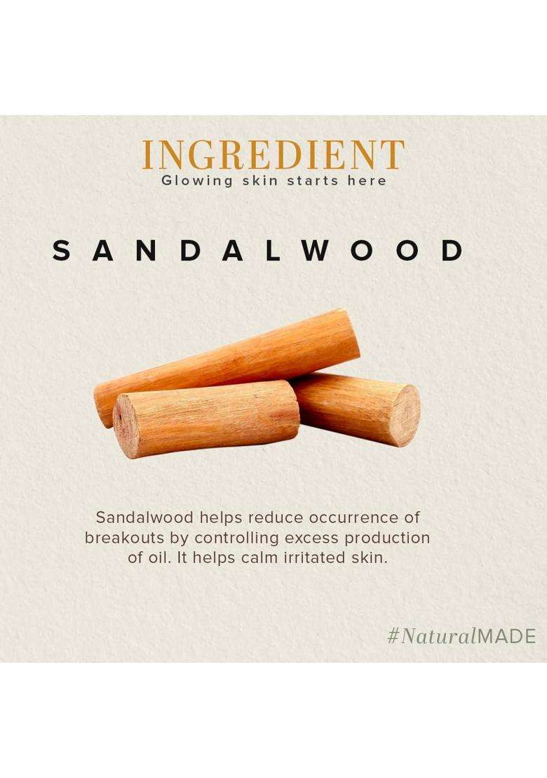Khadi Natural Sandalwood Herbal Face Pack (50*2) (100 g) (Pack of 2) | Natural Herbal Care | Face Pack for Controlling Oil - Indya