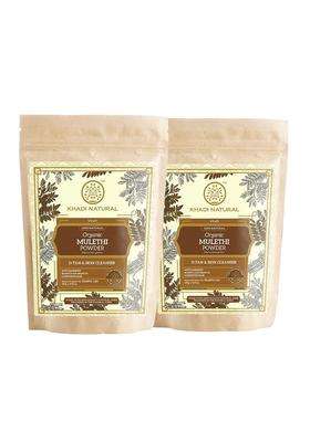 Khadi Natural Mulethi Organic Powder Pack 100 g (Pack of 2) | Natural Herbal Care | Herbal Skin & Hair Care Remedy