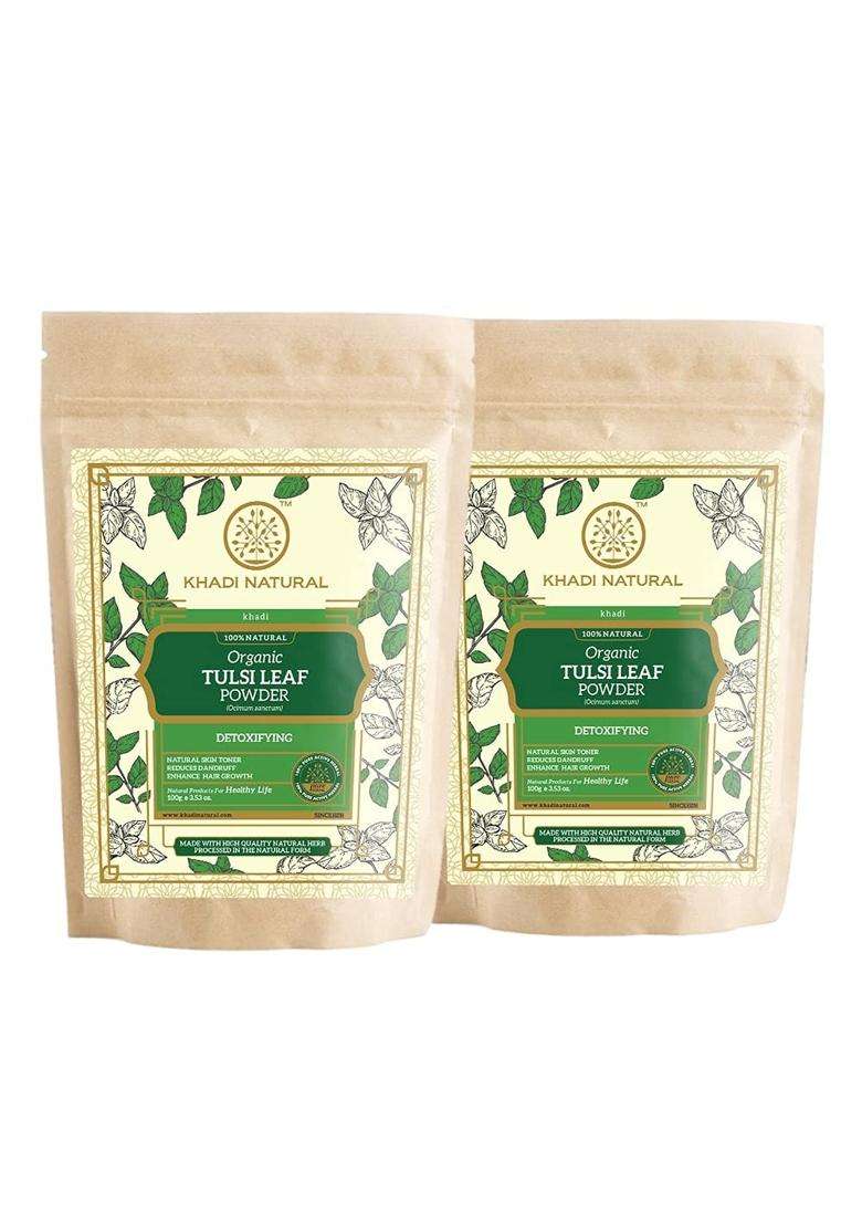 Khadi Natural Organic Rose Petals Powder 100g Each (Pack of 2) | Natural Herbal Care | Herbal Powder for Skin Softness & Natural Glow - Indya