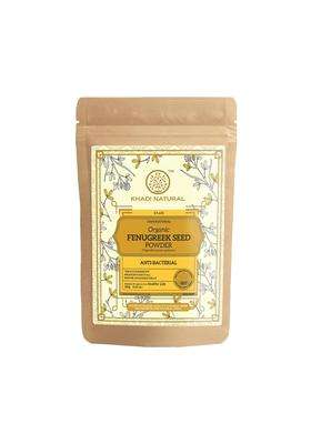 Khadi Natural Fenugreek Leaf Organic Powder 100 g | Natural Hair Care Powder for Scalp Nourishment & Stronger Hair | No Adde