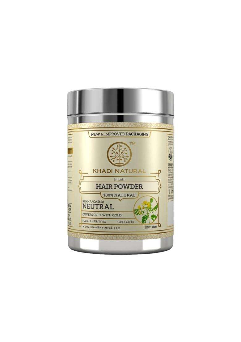 Khadi Natural Henna Cassia Natural Hair Conditioner 150g | Natural Herbal Care | Herbal Conditioning Powder | Gentle Herbal Care - Indya