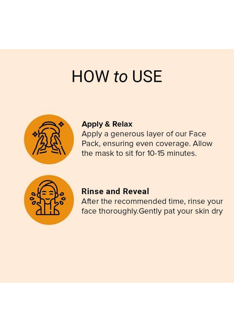 Khadi Natural Rose & Orange Face Pack 50 g | Natural Herbal Care | Herbal for Glowing & Fresh Looking Skin | Natural Care | Free from Harsh Chemicals - Indya